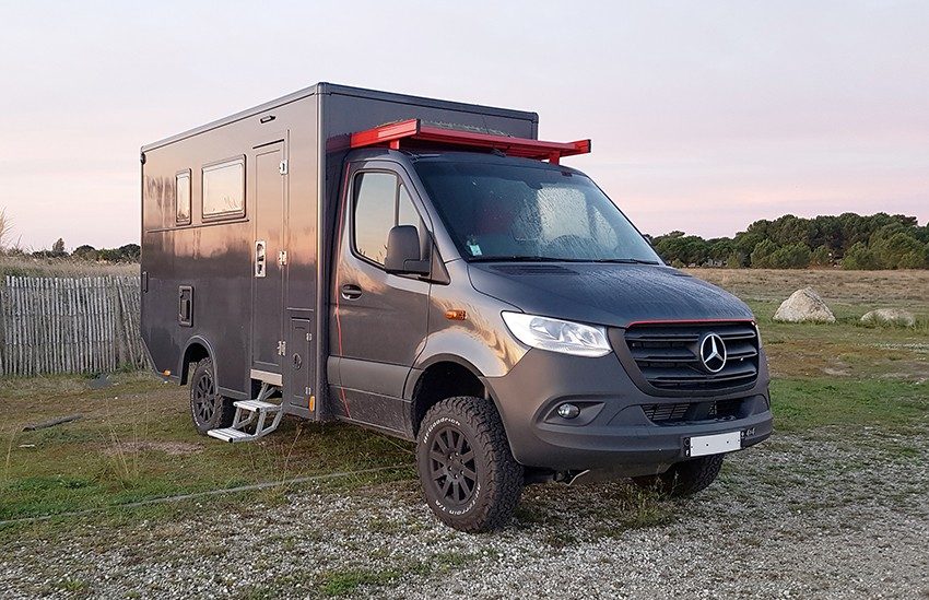 Aménagement par Loisirs 12 sur Mercedes Sprinter 4x4