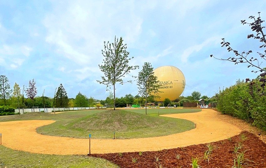 Attraction Le souffle d'Eole au parc Terra Botanica