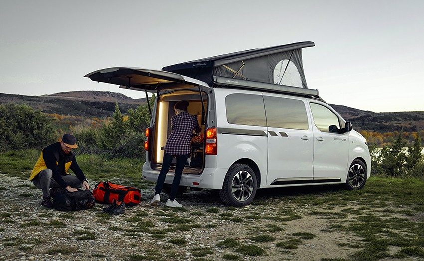 CrossCamp Flex sur Opel Zafira Life électrique