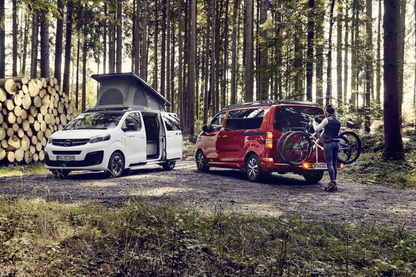 CrossCamp Lite sur Opel Zafira Life ou Toyota ProAce Verso