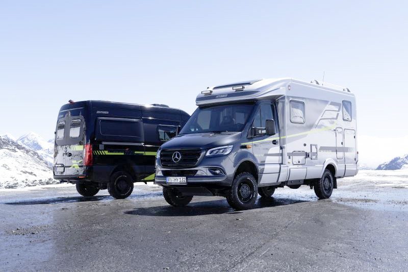 Hymer ML-T570 et Grand Canyon S CrossOver sur Mercedes Sprinter 4x4