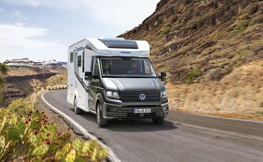Knaus Van Ti sur châssis cabine Volkswagen Crafter