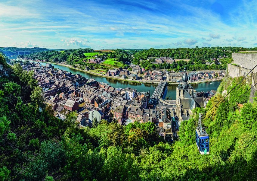 La citadelle de Dinant est accessible par téléphérique