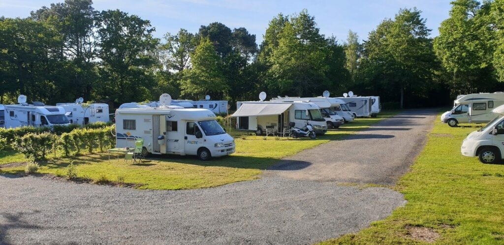 L'aire de Lann Floren (56) compte 43 emplacements.