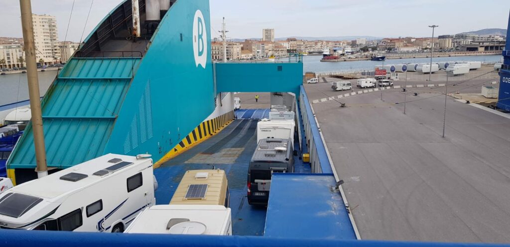 L'arrivée des camping-cars à Sète