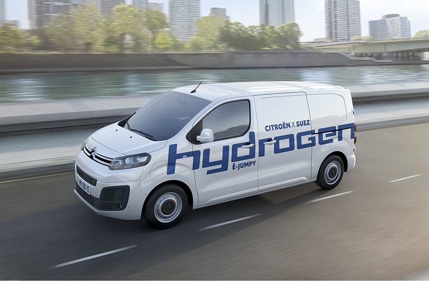 Le groupe SUEZ intègre à sa flotte de véhicules de services le Citroën ë-Jumpy Hydrogen