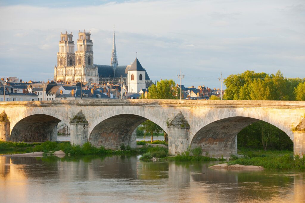 Le Loire et la Cathédrale d'Orléans