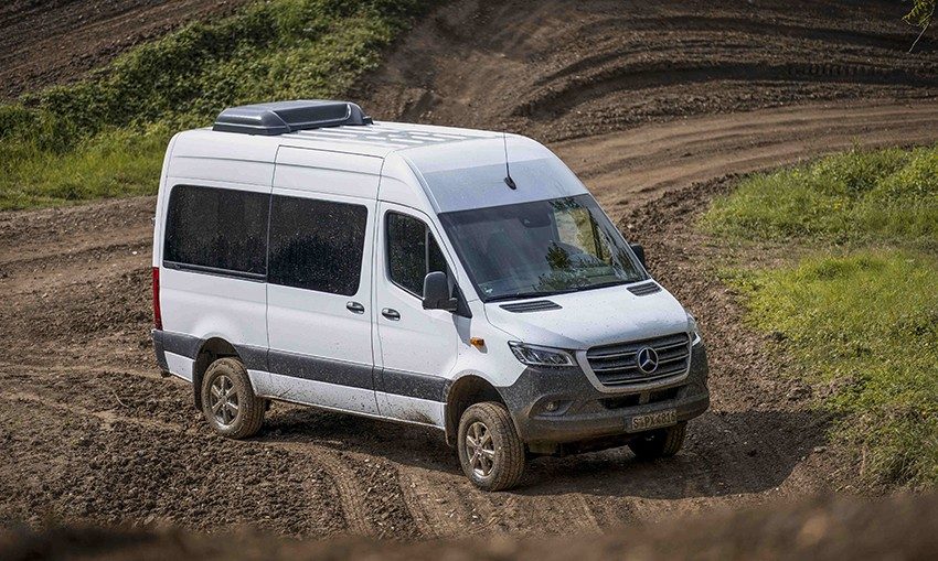 Mercedes Sprinter à transmission intégrale permanente