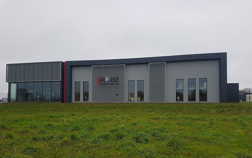 Nouveau locaux de Iroise Fourgons Aménagés à Milizac (29)