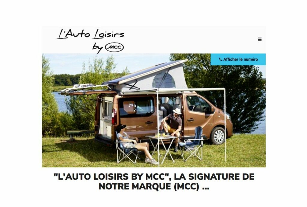 Nouveau site MCC L'Auto Loisirs