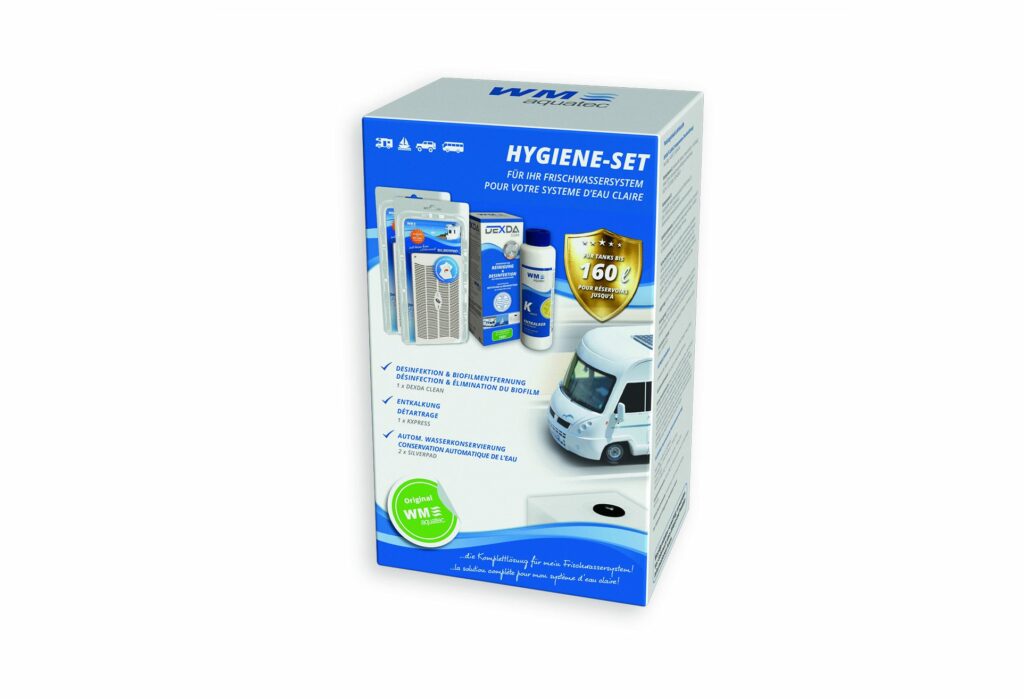Set d'hygiène 160 L pour réserve d'eau WM aquatec