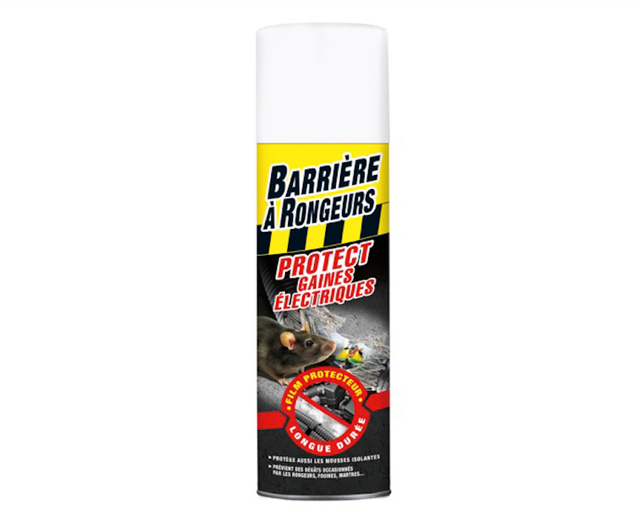 Spray barrière à rongeurs Protect gaines électriques