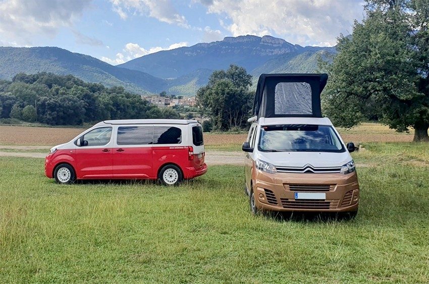 Toit relevable BRAM Tecnologies sur Citroën Jumpy