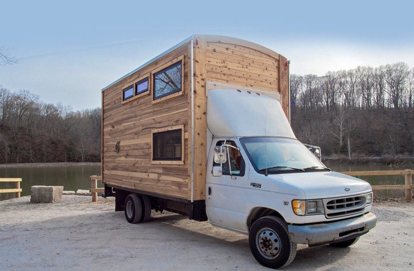 Un Ford E450 transformé Tiny house