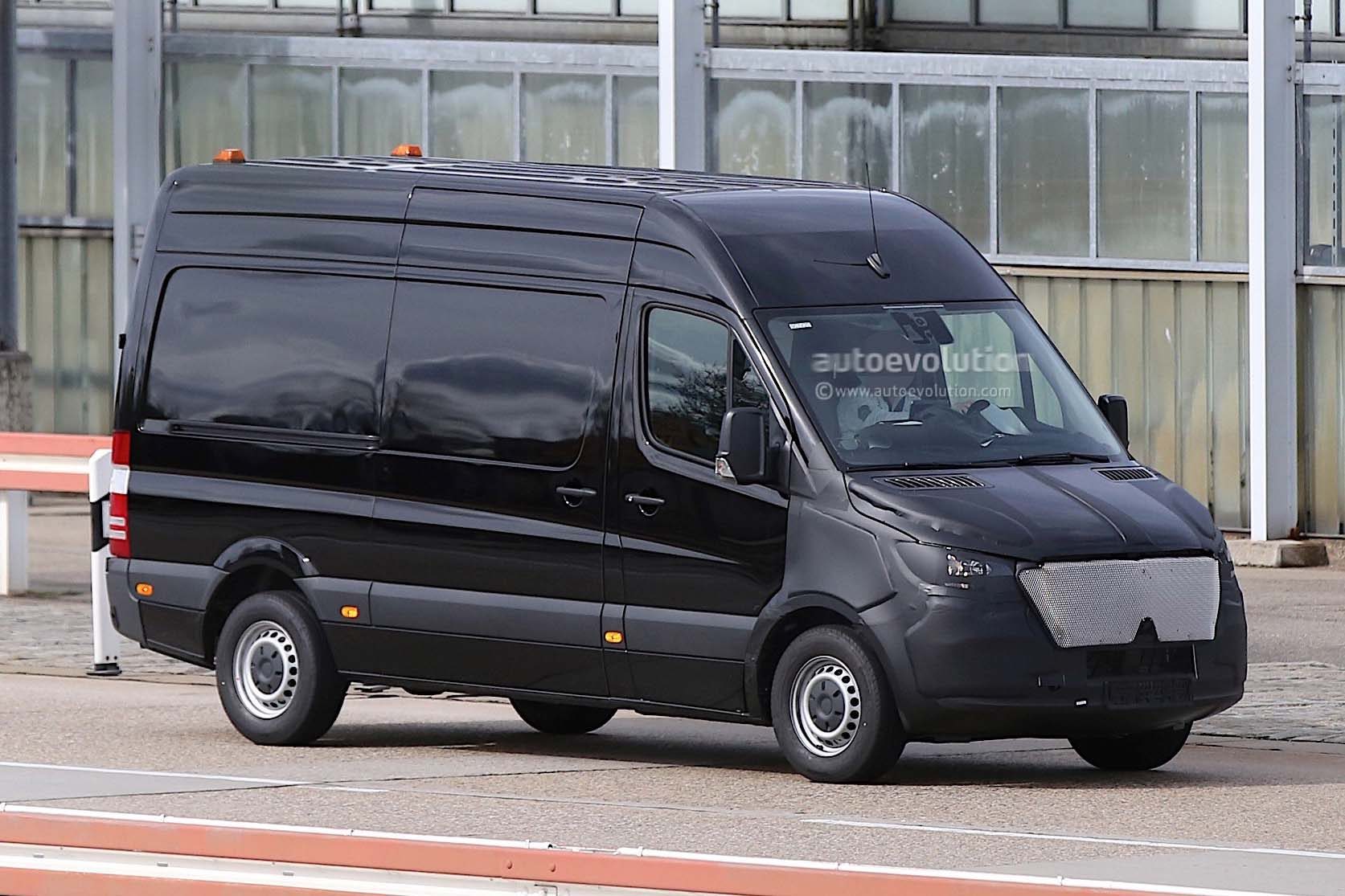 Mercedes Sprinter 2018 en phase d'essai