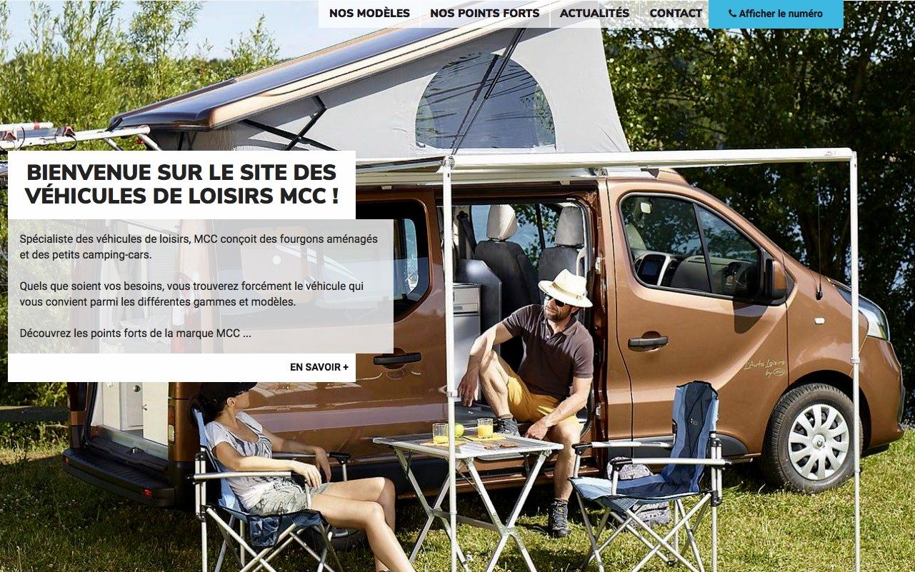 Nouveau site web MCC - L'Auto Loisirs