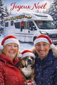 Aline et son compagnon souhaitent un joyeux Noël.