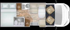 Horon Fit 94 XT avec lit de pavillon