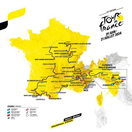 Tour de France - Parcours des hommes 