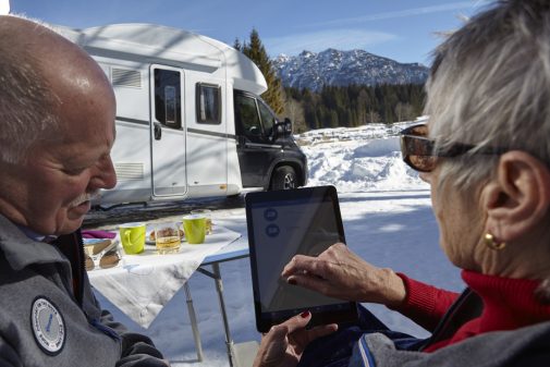 Le chauffage Alde pilotable par l’iNet System de Truma.
