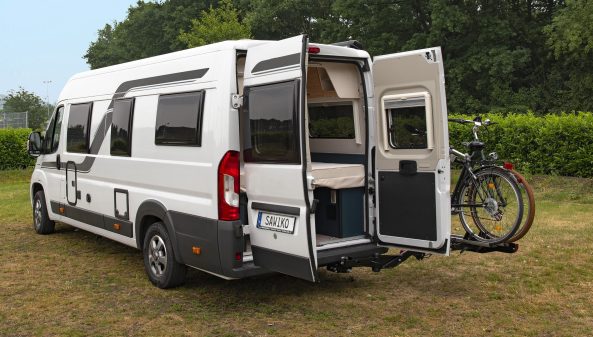 Porte-vélo articulé Sawiko Agito Van pour fourgon Fiat Ducato
