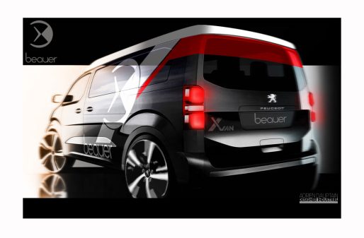 Etude de style du Beauer X-Van Concept