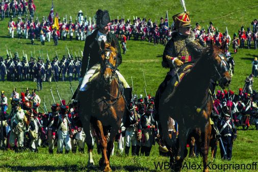 Reconstitution annuelle de la bataille de Waterloo.