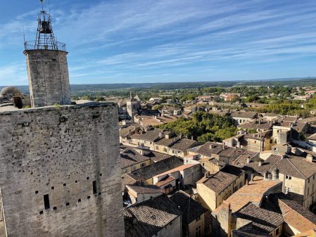 Vue sur Uzès depuis le donjon 