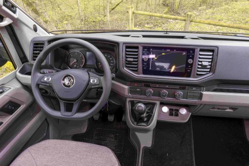 L'intérieur du Knaus van ti 640 meg vansation.