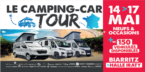 Le Camping-car Tour de Biarritz du 14 au 17 mai 2026