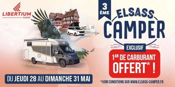 3ème édition de l'Elsass Camper du 28 au 31 mai 2026 à Sand (67)