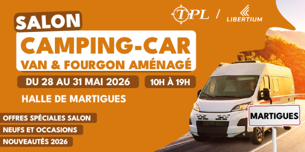 Salon du Camping-car, van et fourgon aménagé de Martigues du 28 au 31 mai 2026