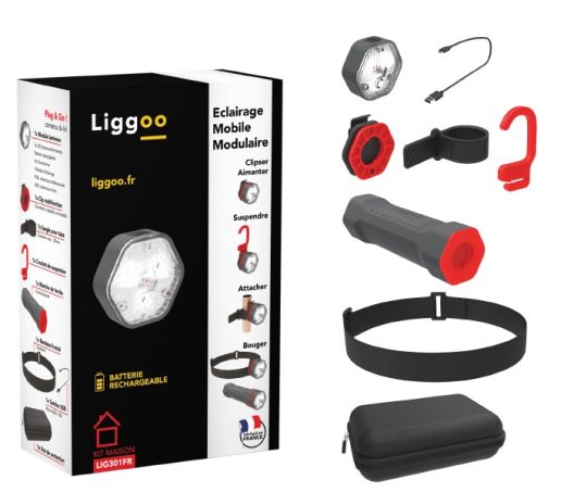 Lampe De Camping Extérieure, Double Source De Lumière De Chargement USB Randonnee Vert