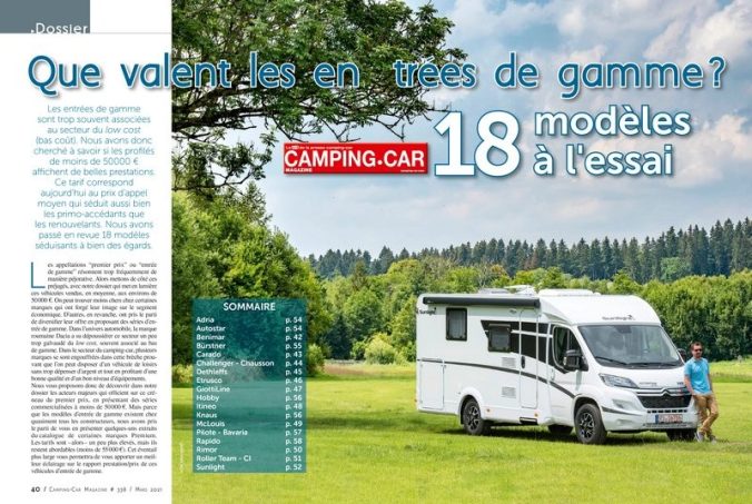 Modèles de camping-cars - Achetez nos camping-cars