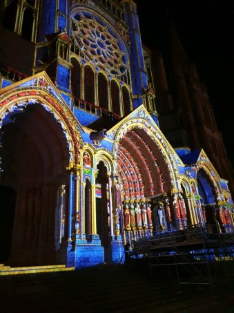 Camping de Chartres  Vivre l'événement Chartres en lumières