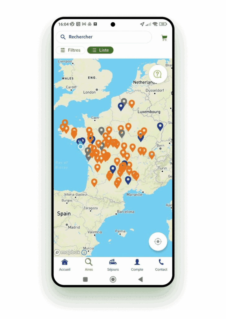 VAN Night - carte intéractive