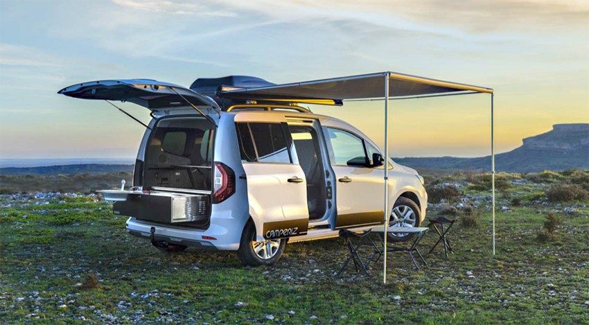 Aménagement Camperiz sur Renault Kangoo