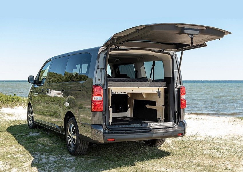 Aménagement intérieur Escape Vans, pratique et écologique