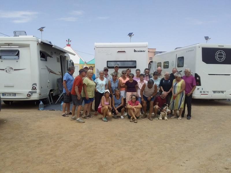 Avant la fermeture de la frontière marocaine, le groupe avait visité la Mauritanie avec grande joie.