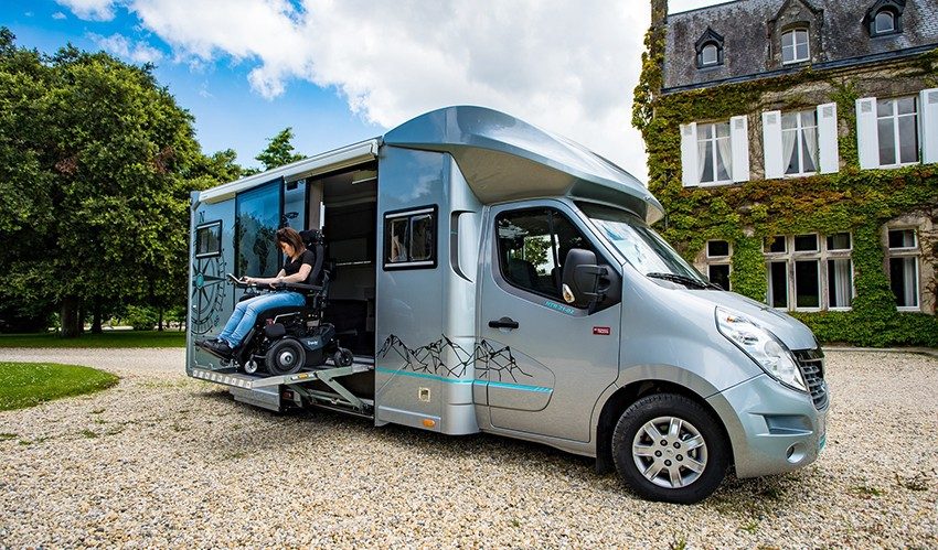 Camping-car Hoddicé pour personne à mobilité réduite sur châssis Renault Master
