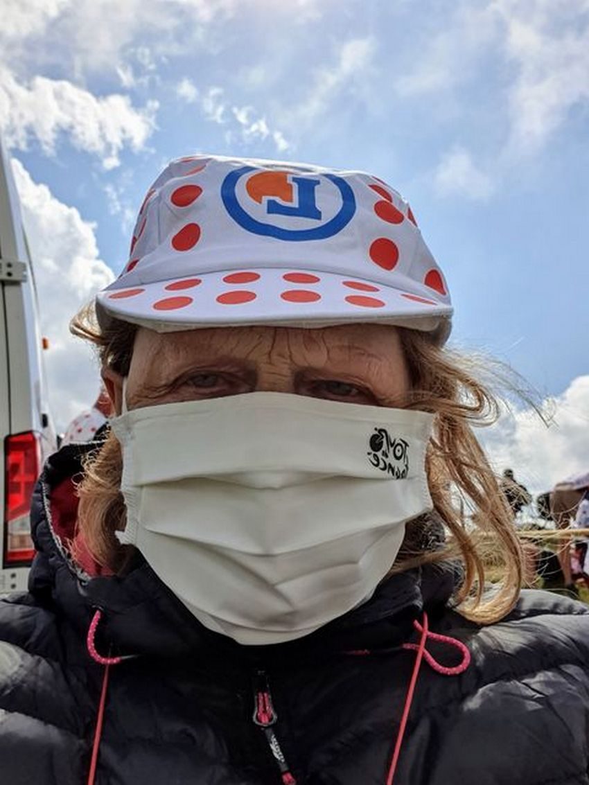 Chantal s'est rendu sur une étape du Tour de France en septembre