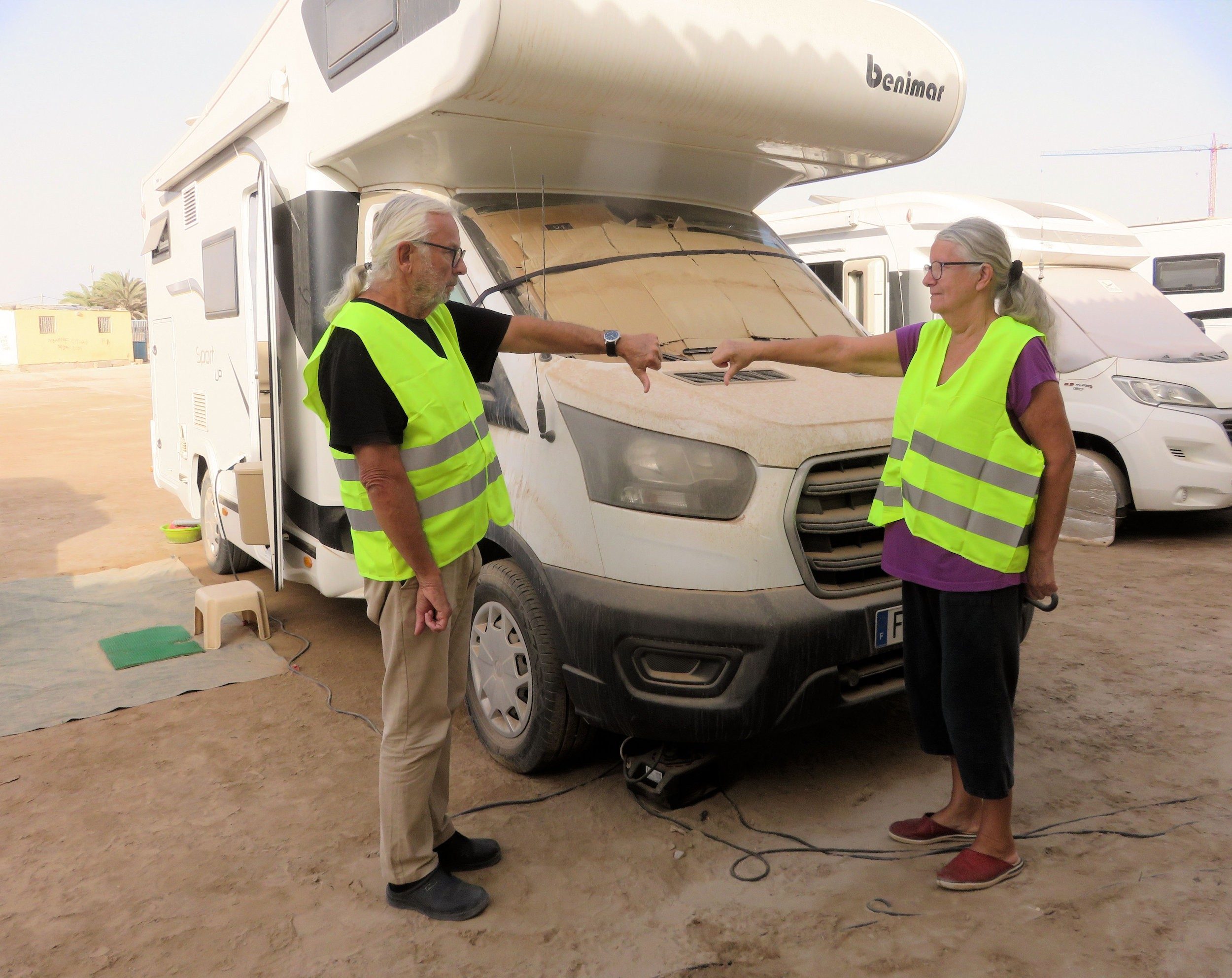 Claudine et Guy Bourgeois ont enfilé un gilet jaune pour exprimer leur colère.