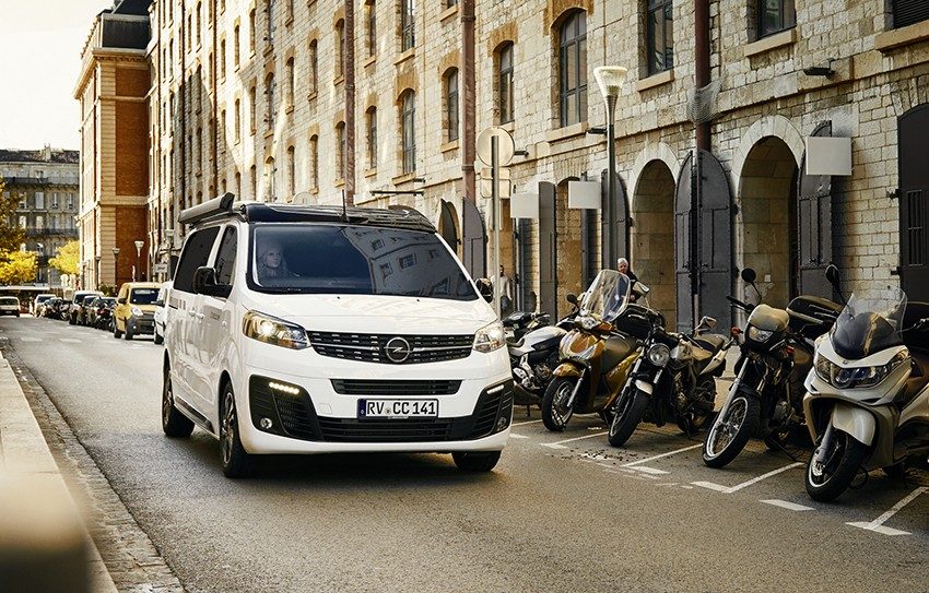 CrossCamp Flex sur Opel Zafira Life électrique