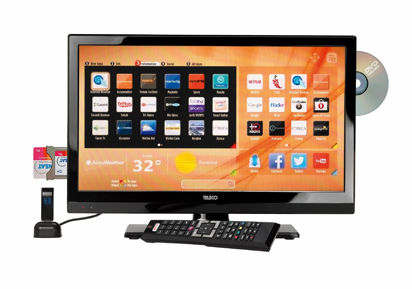 Ecran Teleco Smart TV TSV20D HECV