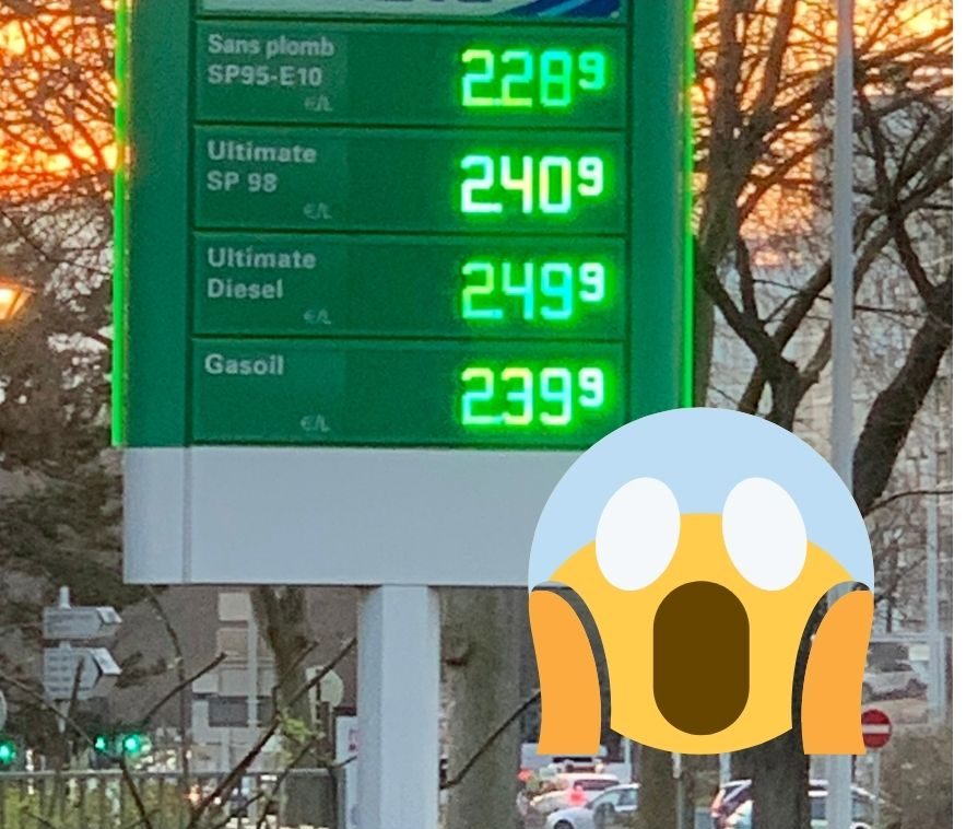 En mars 2022, quelques jours après le début du conflit russo-ukrainien, les prix à la pompe s'étaient envolés. Le gasoil Optimum atteignant près de 2,50 € pour
