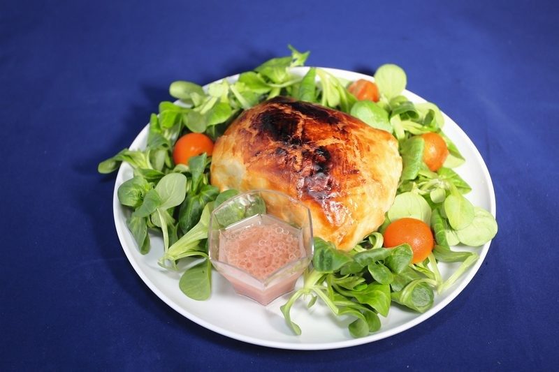 Feuilleté poulet, jambon, fromage
