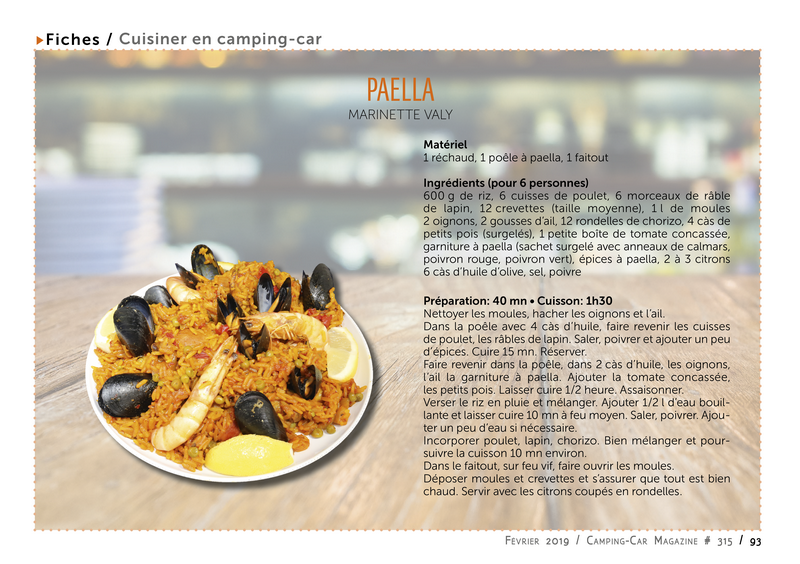 Fiche recette