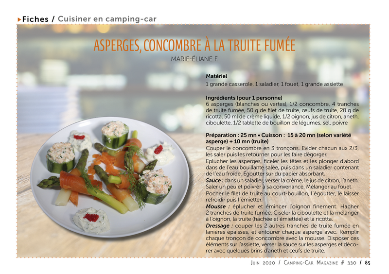 Fiche recette