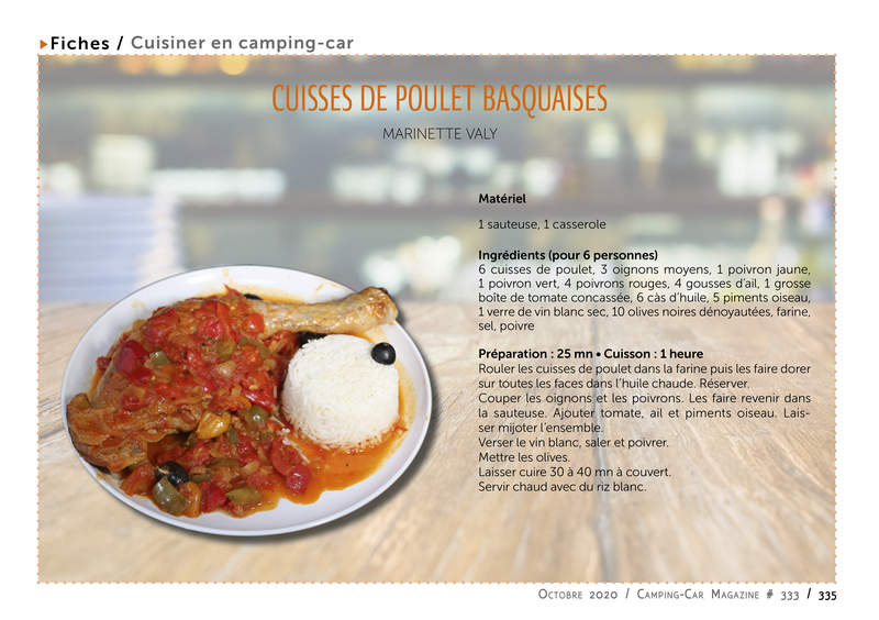 Fiche recette