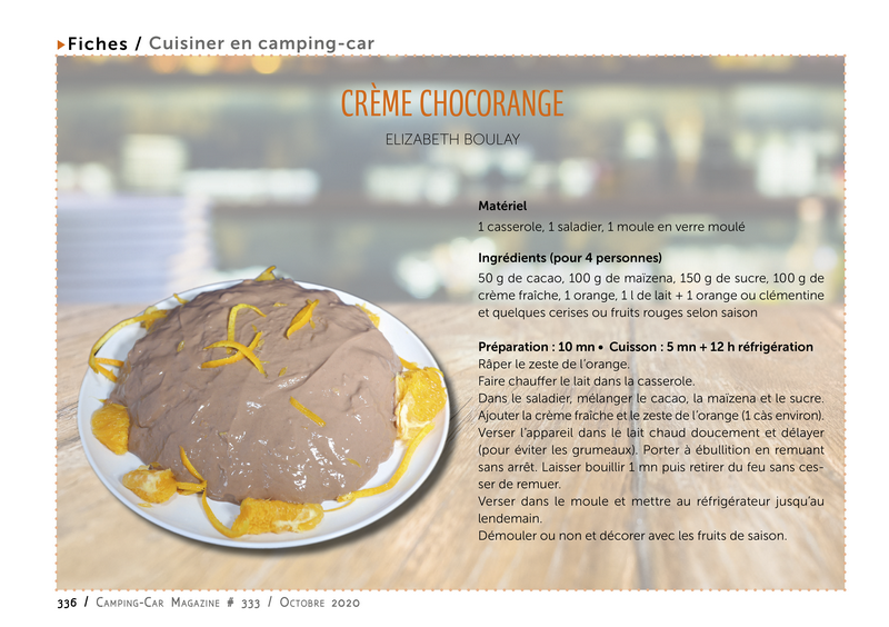 Fiche recette